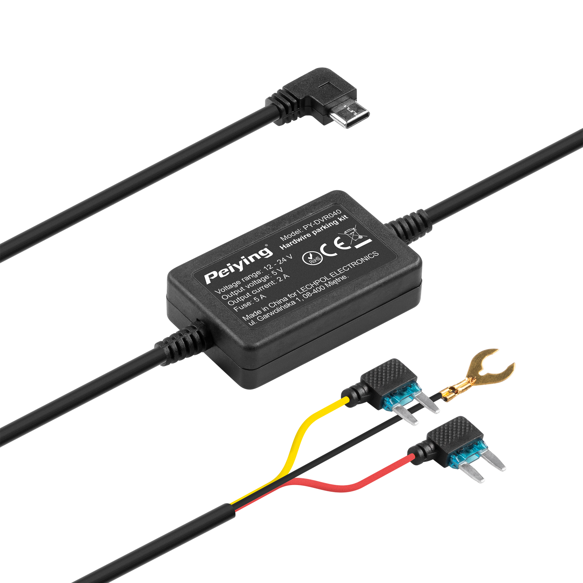 Peiying Dash cams, car – Power Adapter for the Peiying Dash Cam – image 2