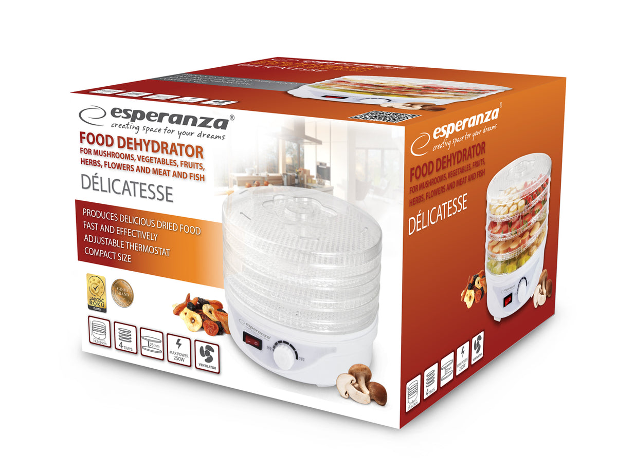 Esperanza EKD003 Esperanza Delicatesse Dehydrator for Mushrooms, Fruits, Vegetables, and Herbs – image 12