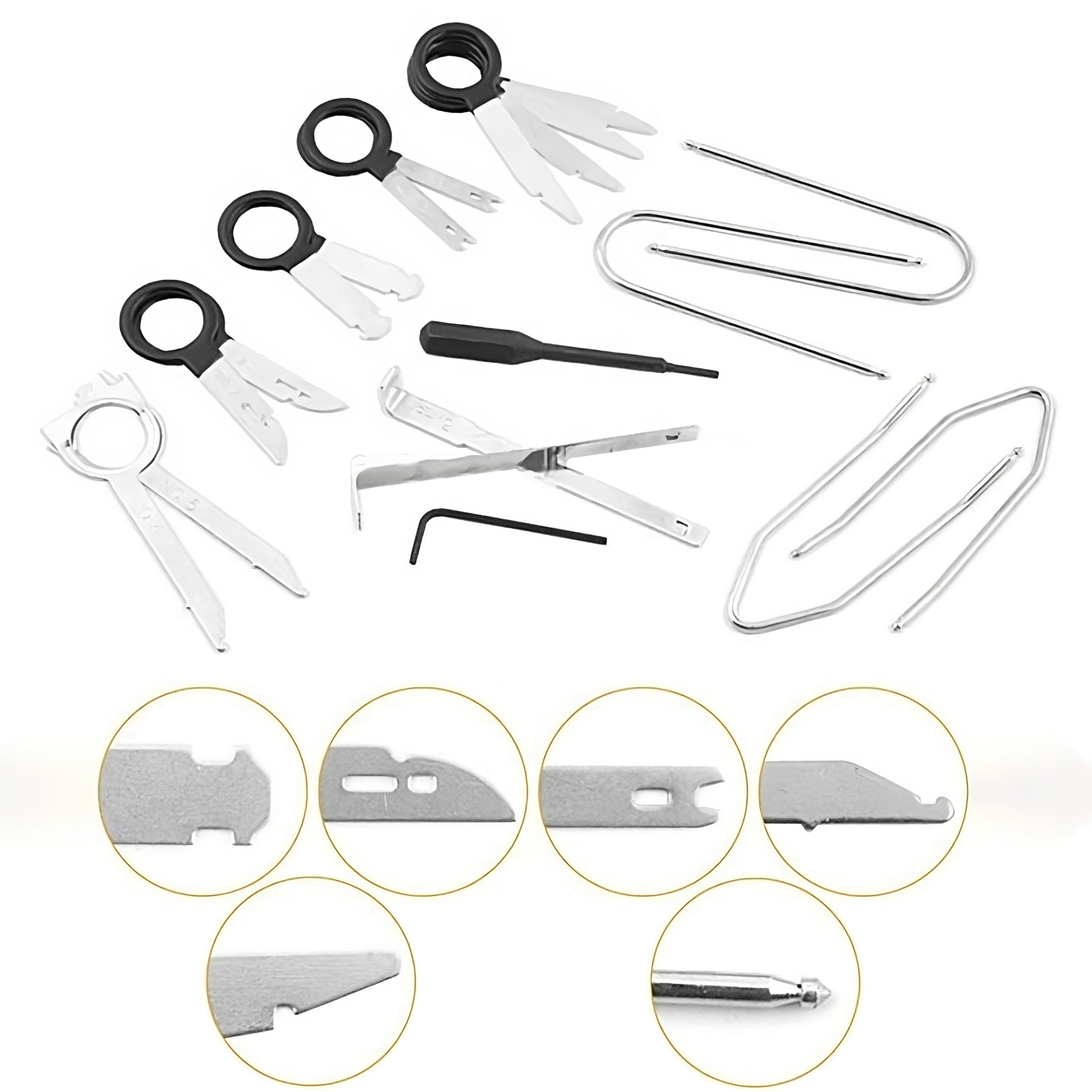 RTO Set of pullers, wrenches, and tools for removing radio trim – image 3
