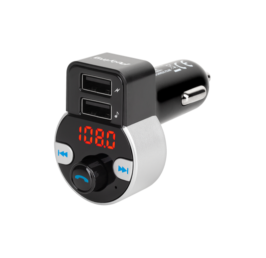 Peiying Transmitters – Car transmitter with Bluetooth functionality (2 USB ports)