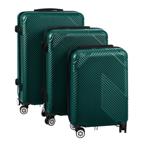 TRIZAND The remaining – 3-in-1 Luggage Set—Green Trizand 27672