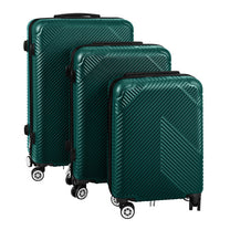 TRIZAND The remaining – 3-in-1 Luggage Set—Green Trizand 27672