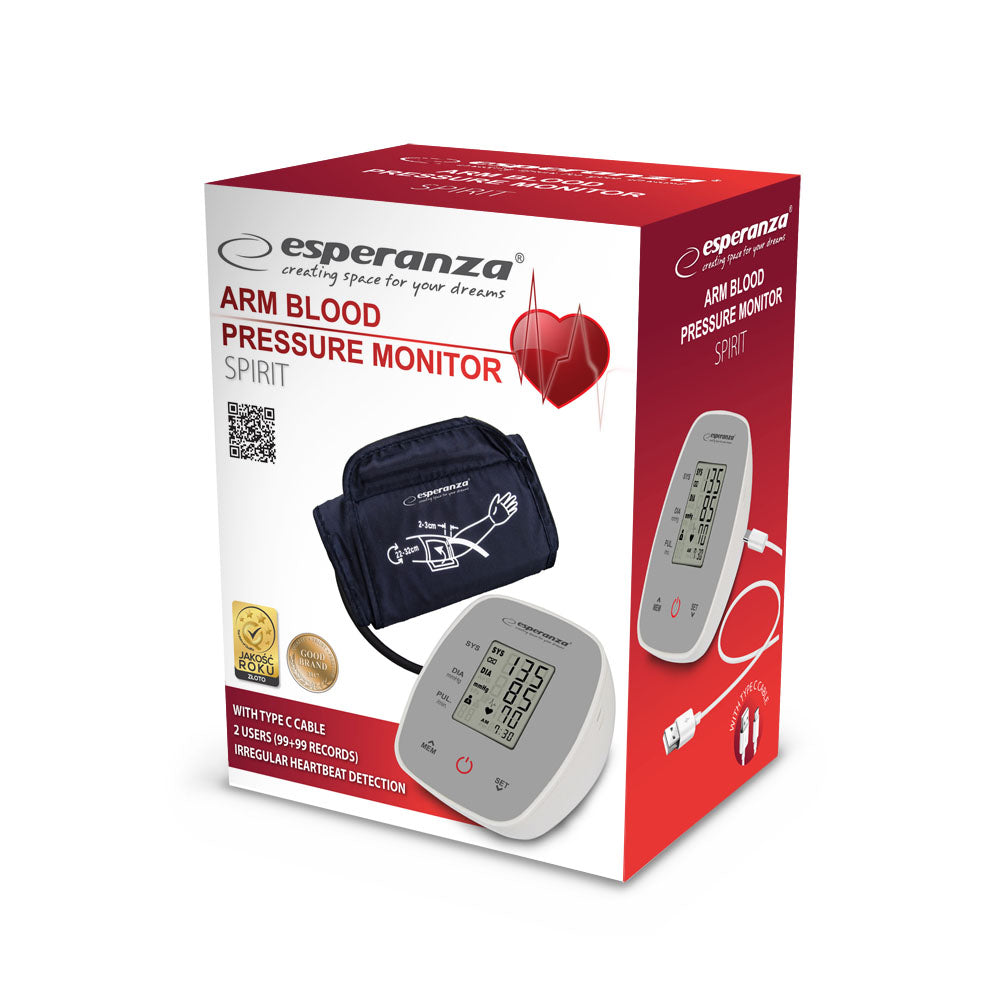 Esperanza Blood Pressure Monitors – ECB007 Esperanza Spirit Upper-Arm Blood Pressure Monitor – image 7