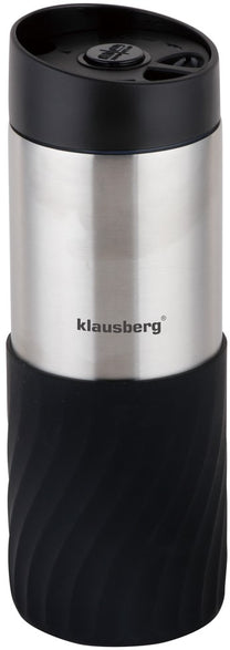 Klausberg Thermal mugs, thermoses and – Thermal mug, black, 380 ml, Klausberg – image 2