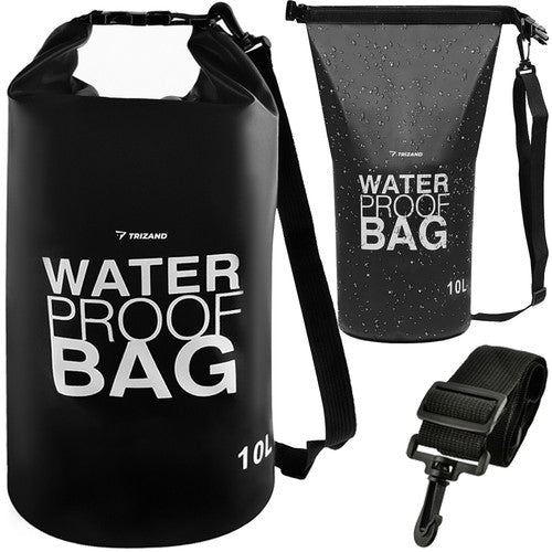 TRIZAND Waterproof Bags – 10L Waterproof Bag, Black, 23565 – image 2