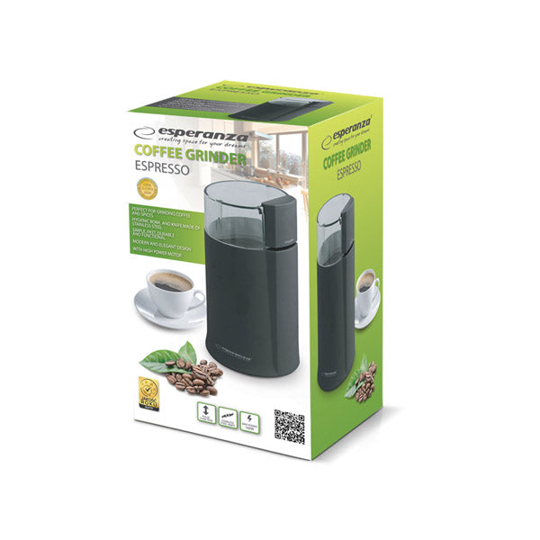 Esperanza Coffee Grinders – EKC001K Espresso Coffee Grinder, Black – image 2