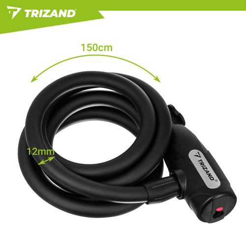 TRIZAND The remaining – Trizand 150 cm Bike Lock – image 2