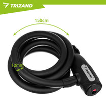 TRIZAND The remaining – Trizand 150 cm Bike Lock – image 2