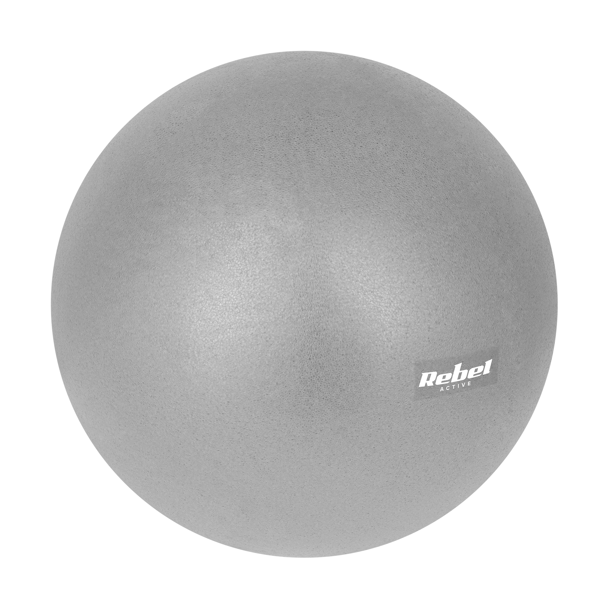 Rebel 25 cm Mini Exercise Ball for Pilates and Rehabilitation, Gray, REBEL ACTIVE