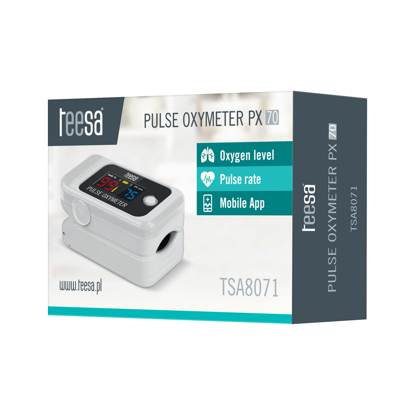Teesa Pulse Oximeters – BT PX70 Finger Pulse Oximeter – image 4