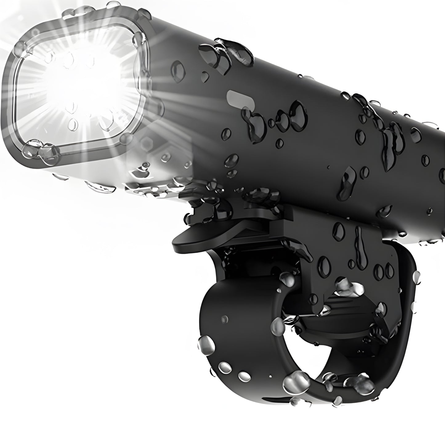 RTO The – LED Bike Light, Front + Rear, Handlebar-Mounted, USB-Rechargeable, Set