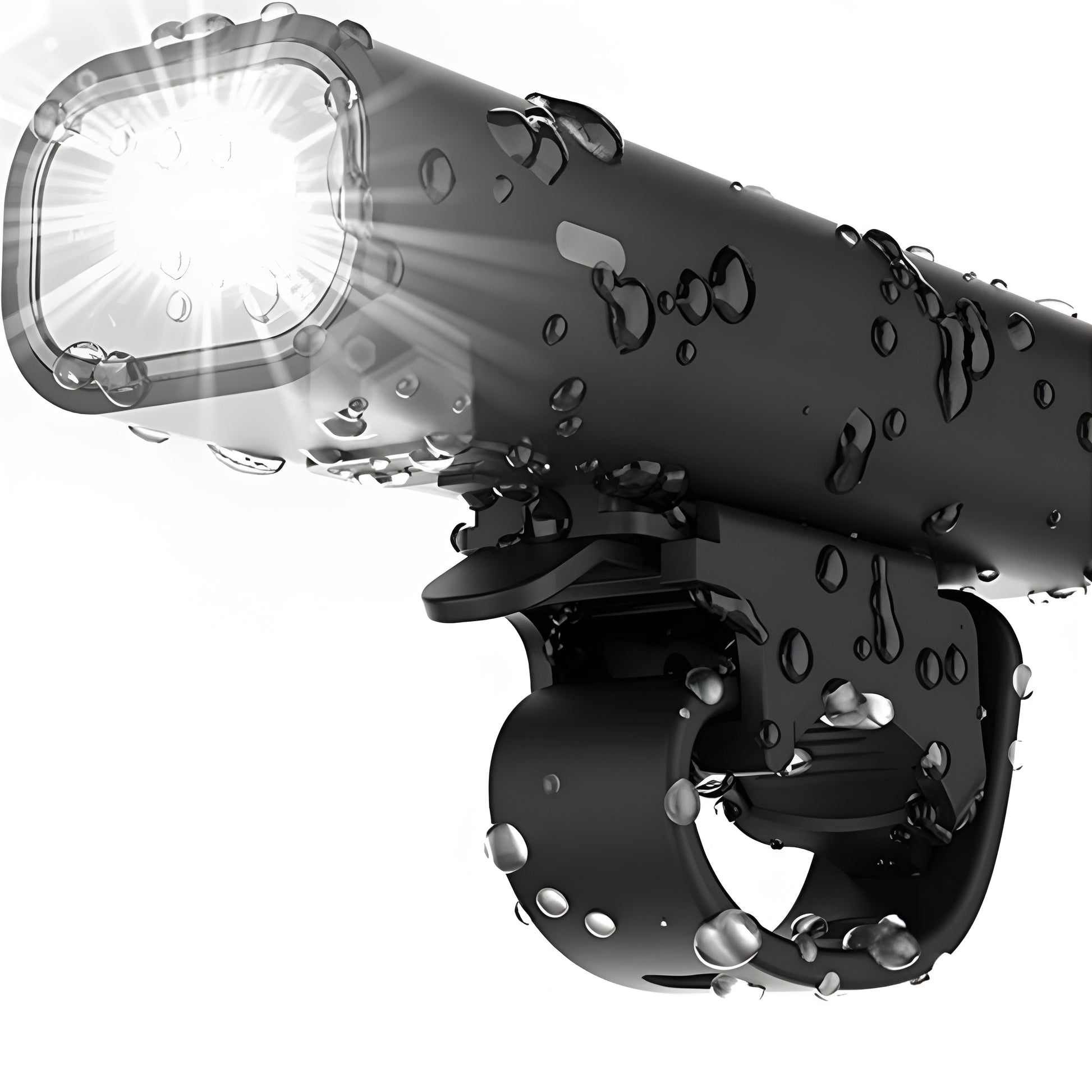RTO The – LED Bike Light, Front + Rear, Handlebar-Mounted, USB-Rechargeable, Set