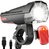 RTO LED Bike Light, Front + Rear Bike Lighting - e354 – image 4