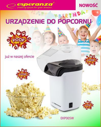 Esperanza Popcorn Makers – EKP005W Poof Popcorn Maker – image 4