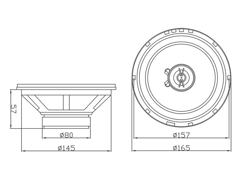 Blow Car Speakers – 0954# Blow WH-1616 6.5" 2-way speaker set – image 3