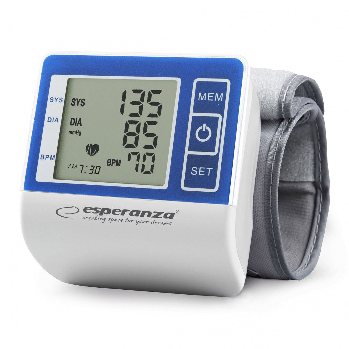 Esperanza Blood Pressure Monitors – ECB001 Vigor Wrist Blood Pressure Monitor