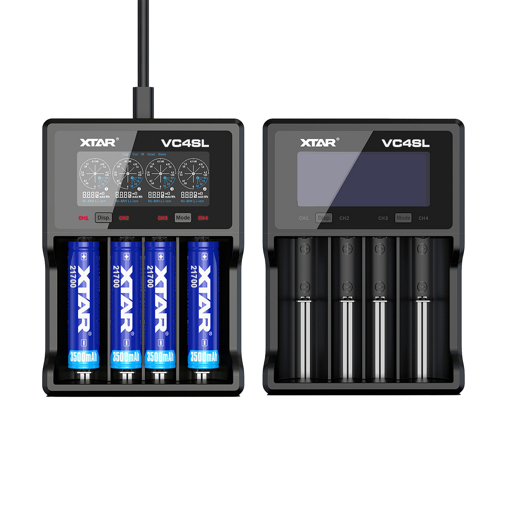 LP Chargers for rechargeable batteries and – XTAR VC4SL 18650 BATTERY CHARGER – image 3