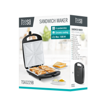 Teesa Toasters – Sandwich toaster with ceramic heating elements for 4 sandwiches – image 8