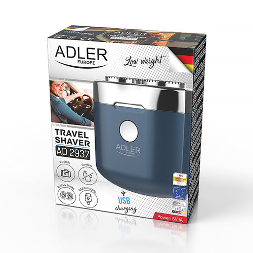 ADLER Shavers – AD 2937 Travel Shaver with 2 Heads and USB – image 5