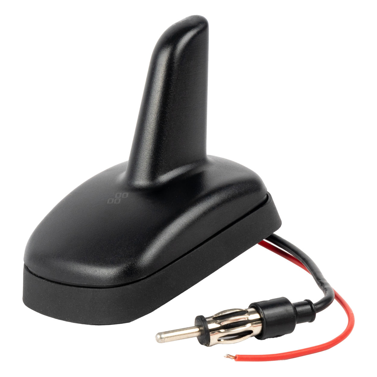 AMiO Universal "shark" car antenna with amplifier and DIN connector, model AMIO-04159