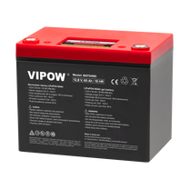Vipow Gel batteries – 60Ah LiFePO4 Battery with BMS