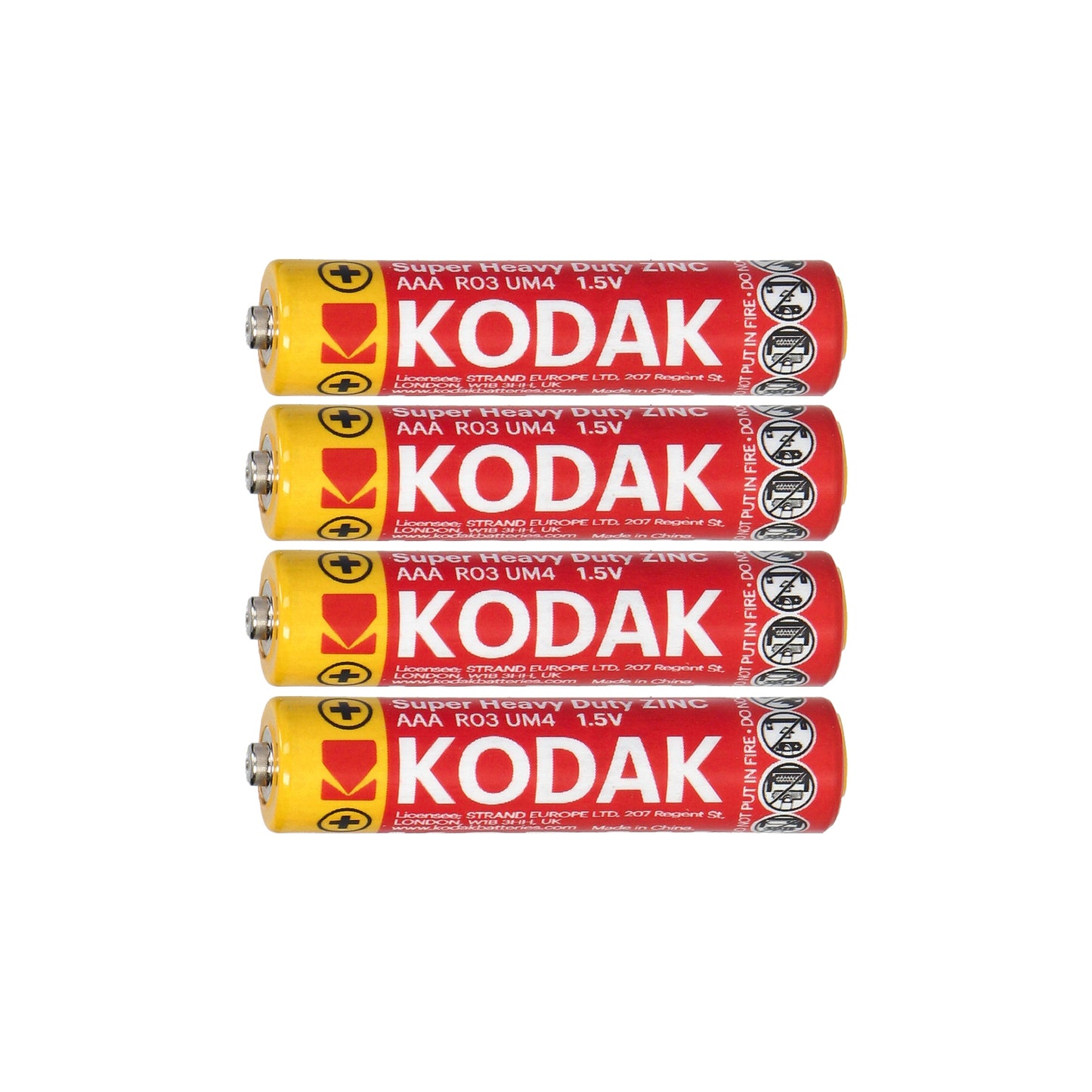 Orno Alkaline – Kodak ZINC Super Heavy Duty AAA LR03 Batteries, 4-pack – image 2