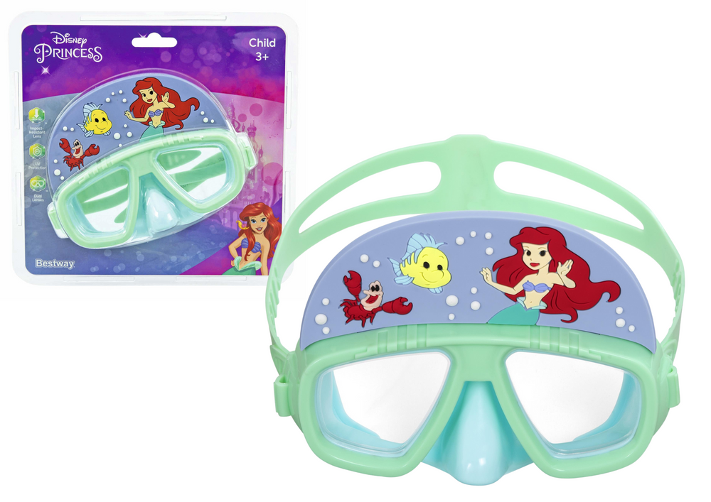 BESTWAY Disney's The Little Mermaid Mint-Colored Swimming Goggles by Bestway 9103D – image 2