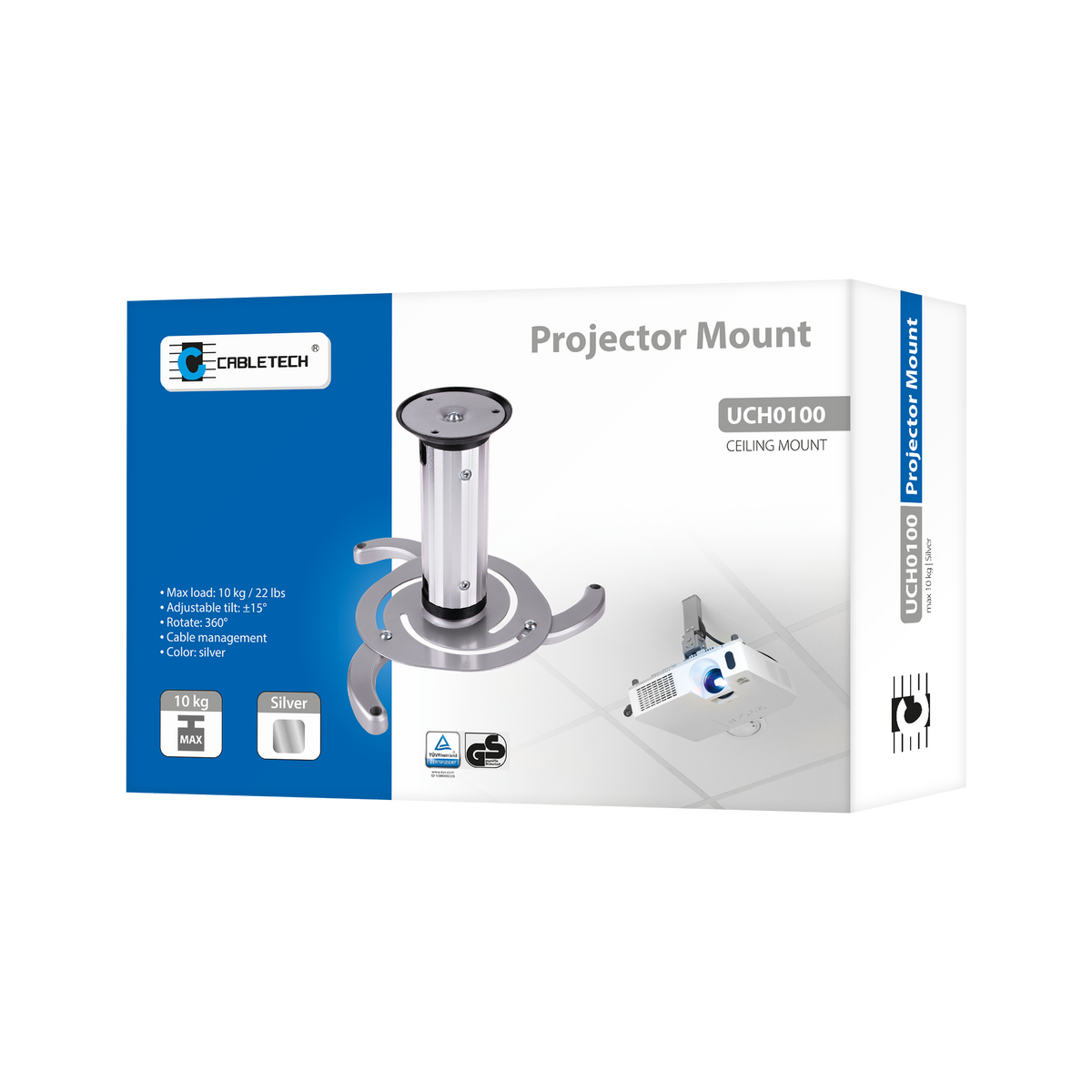 Cabletech Projector Mounts – Ceiling-Mounted Projector Mount – image 7