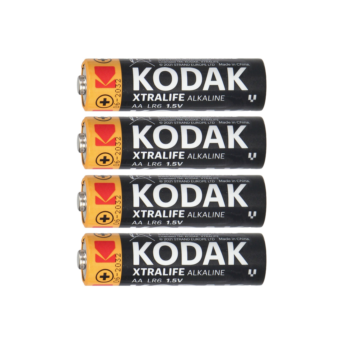 Orno Alkaline, coin-cell, and – Kodak XTRALIFE Alkaline AA LR6 Batteries, 4-pack – image 2