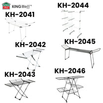 KINGHoff Large clothes drying rack, 3 tiers, foldable, extendable, Kinghoff KH-2044 – image 14
