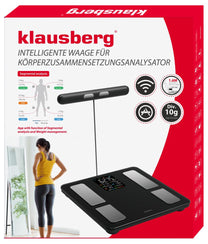 Klausberg Bathroom scale with handle, electronic, precise body composition analysis, white, Klausberg, KB-7857 – image 13