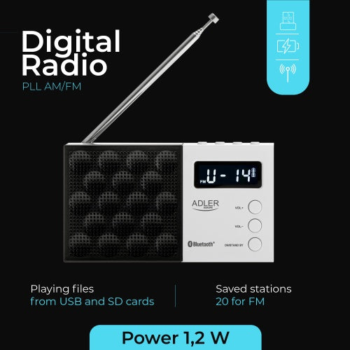 ADLER Home, kitchen, construction, and – AD 1908 PLL FM Digital Radio – image 10