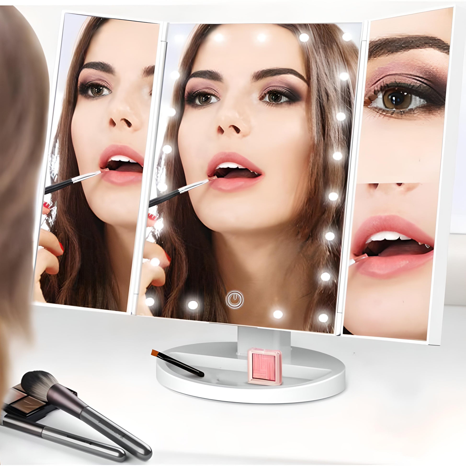 RTO Cosmetics, trunks, containers, and organizers – LED-Lighted Cosmetic Makeup Mirror -u086 – image 3
