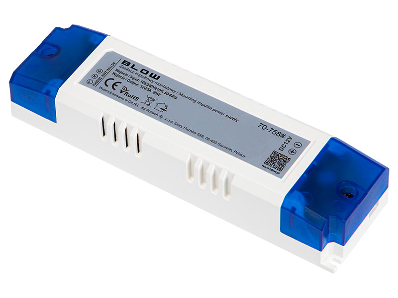 Blow 70-758# 12 V/5 A 60 W Plastic Surface-Mount Switching Power Supply