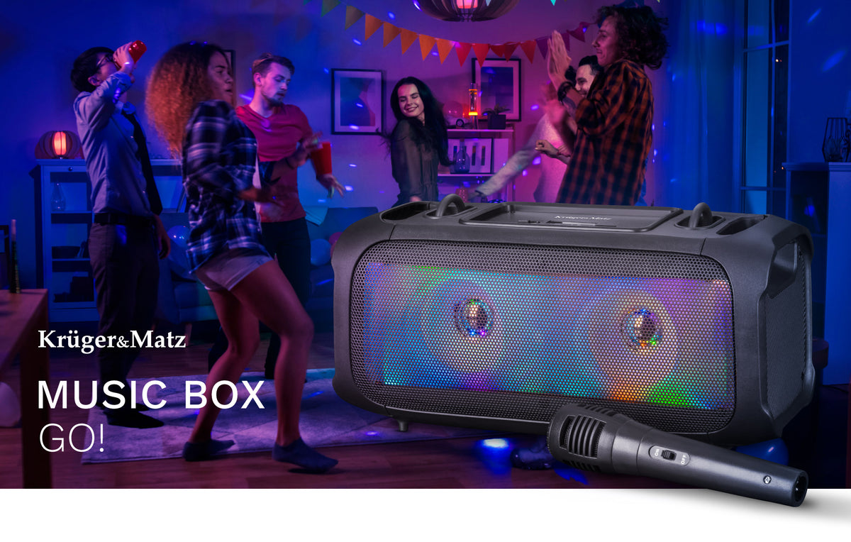 Kruger&Matz Portable Speakers – Kruger&amp;Matz Music Box GO! Portable Wireless Speaker – image 7
