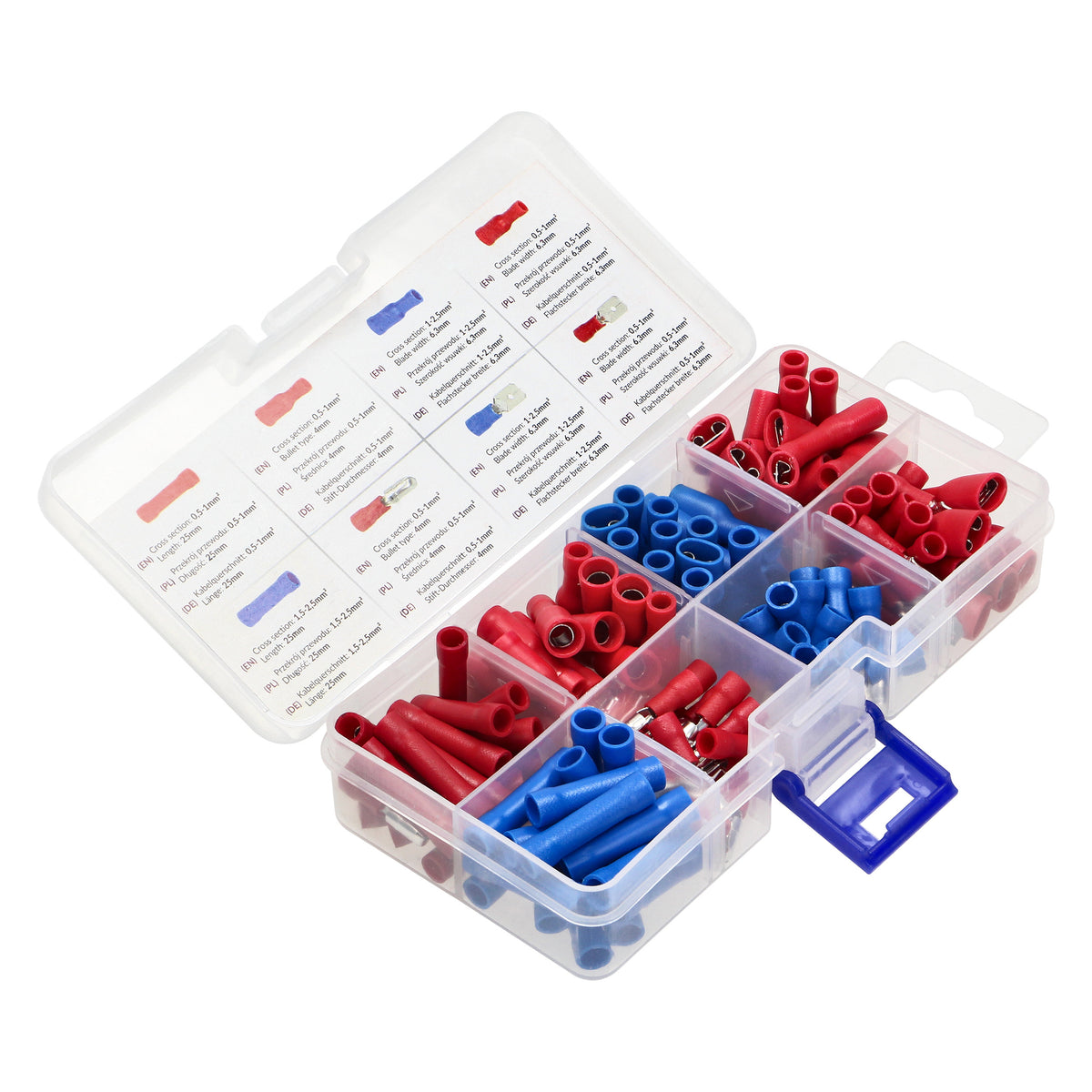Orno Connectors – HOBBY Cable End Cap Set, 125 pcs.