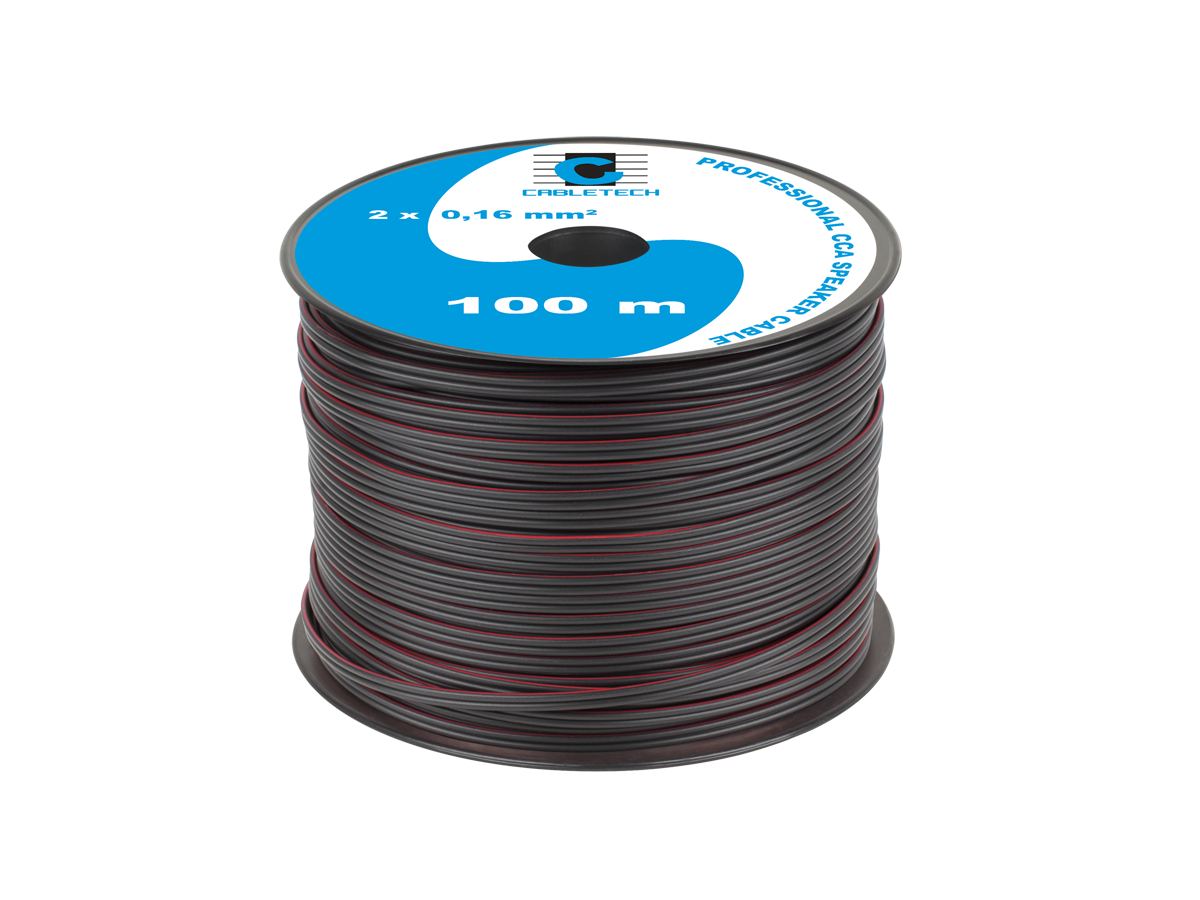 Cabletech Speaker Cables – 0.16 mm black CCA speaker cable