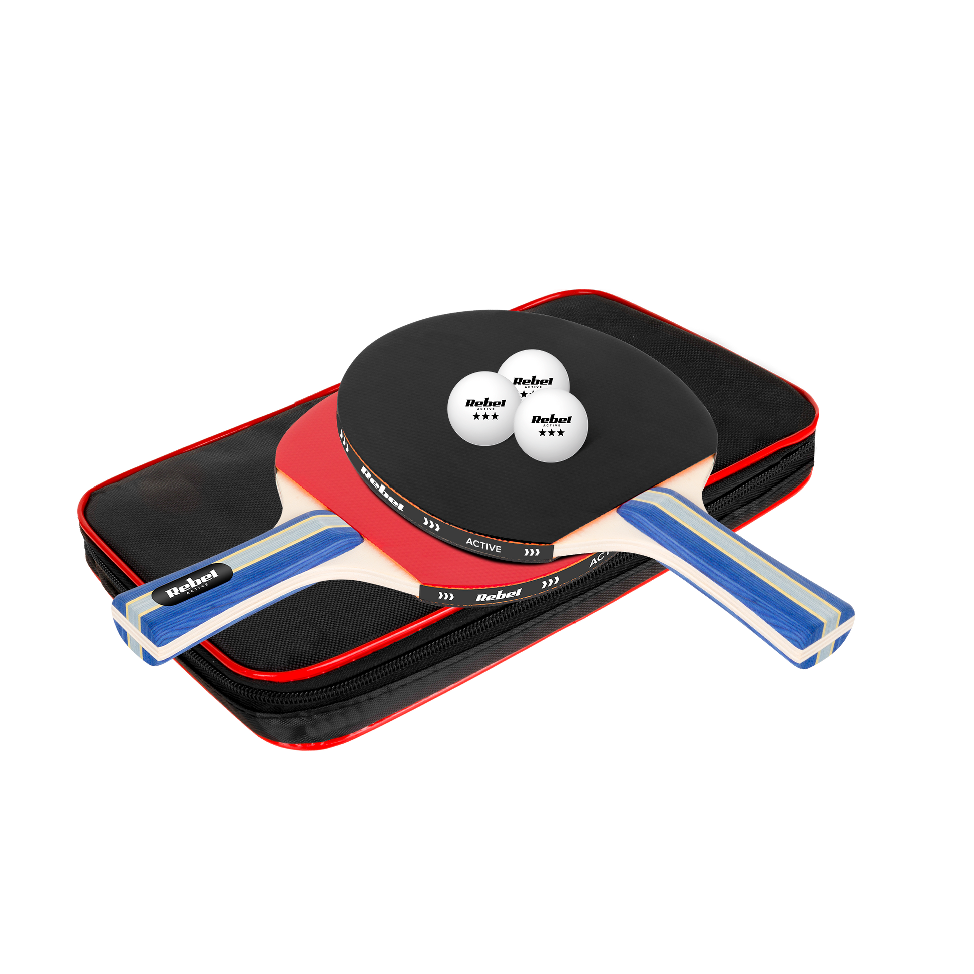 Rebel Table and lawn tennis – REBEL ACTIVE table tennis racket set