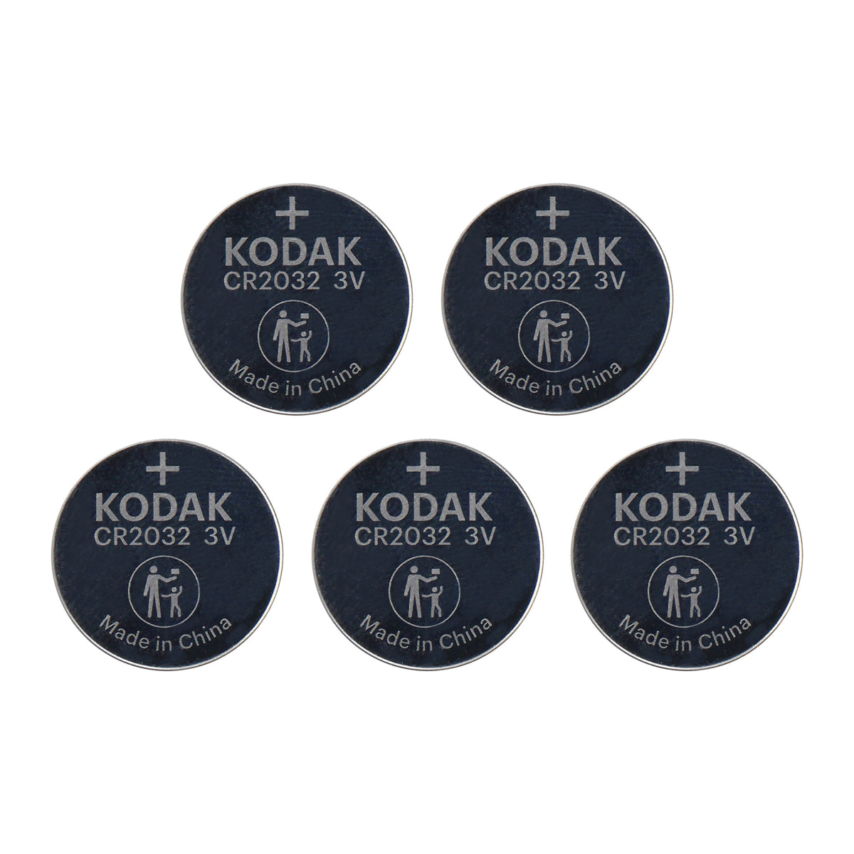 Orno Alkaline, coin-cell, and zinc-carbon – Kodak Max Lithium CR2032 Batteries, 5-pack