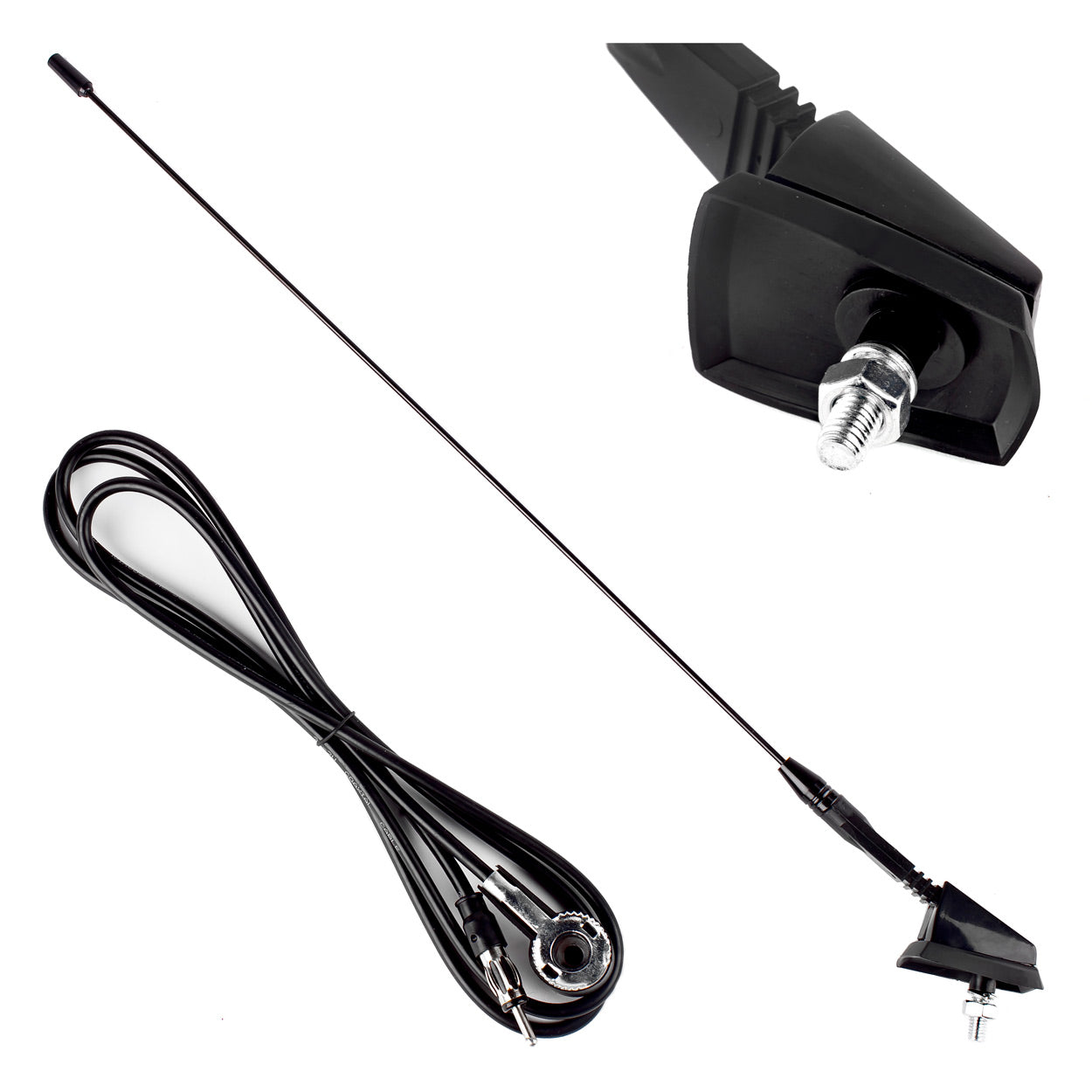 AMiO 41 cm Car Antenna with 5 mm Adapter ant01 amio-01048