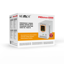 Kemot KEMOT PROsinus-2200 Uninterruptible Power Supply (UPS) — a power converter with a pure sine wave output and a charging function — 12V, 230V, 2200VA/1600W – image 5