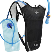 RTO Cycling Backpack with 2L Water Bladder—Lightweight Black Hiking and Trekking Water Bladder – image 2