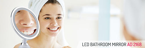 ADLER AD 2168 LED bathroom mirror, 5x magnification, 24 LEDs, adjustable brightness – image 5