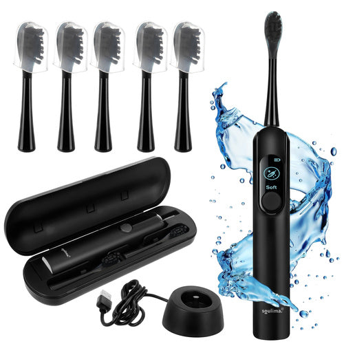 SOULIMA The remaining – Soulima 26851 Black Sonic Toothbrush – image 35