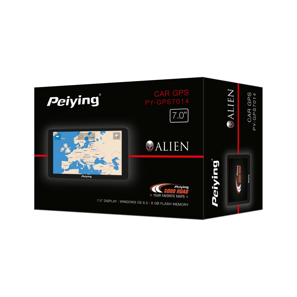 Peiying GPS – Peiying Alien PY-GPS7014 GPS Navigation System + EU Map – image 5