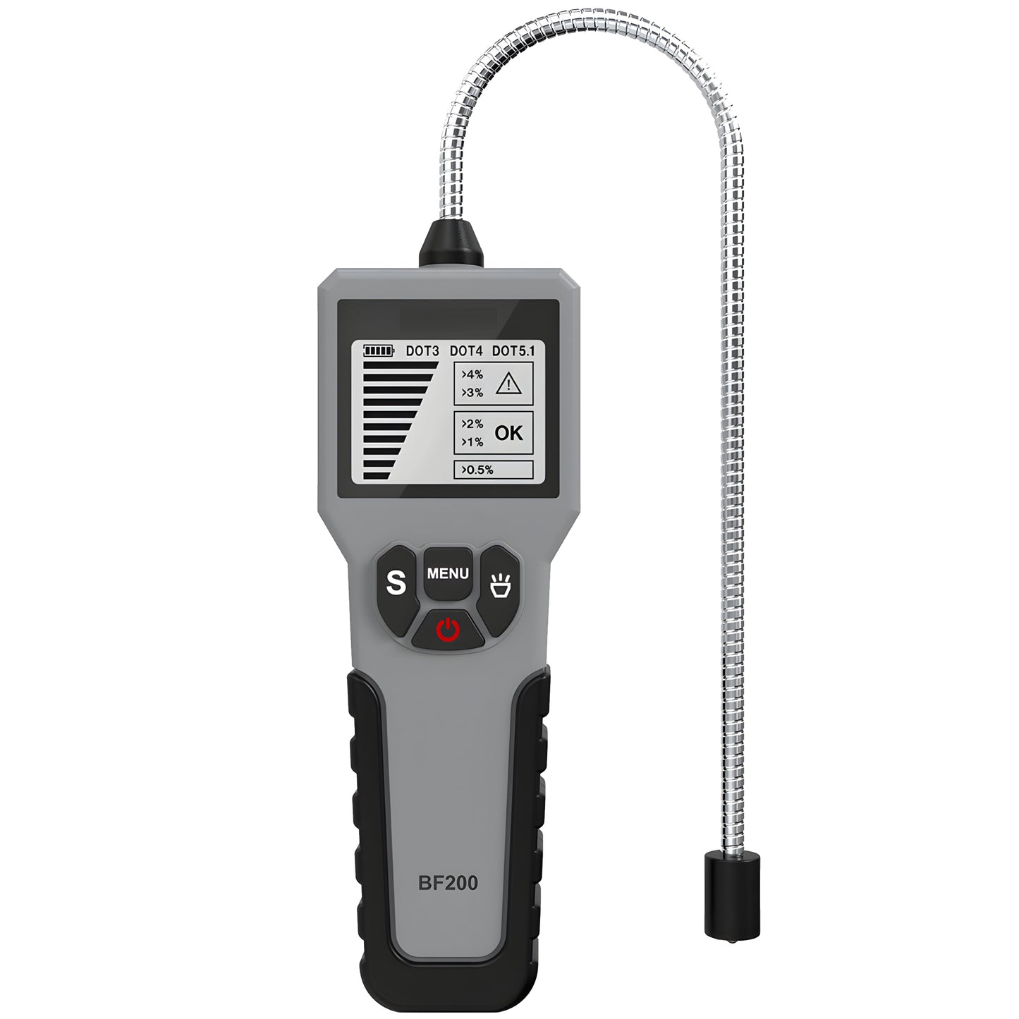 RTO Digital LCD Brake Fluid Tester (DOT 3, 4, 5) with Probe - M097