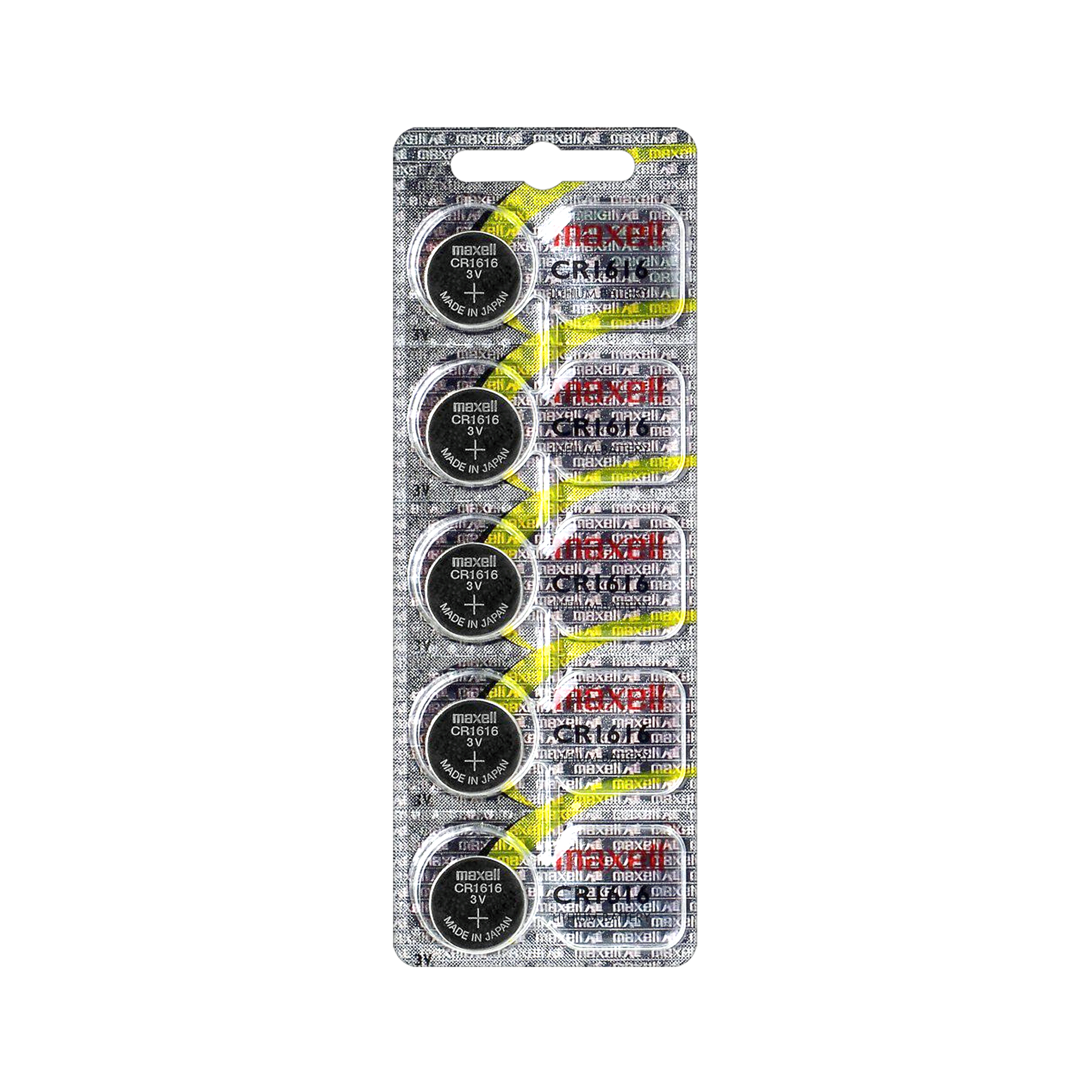 MAXELL Alkaline, coin-cell, and zinc-carbon batteries – Maxell CR1616 Battery, 5-pack