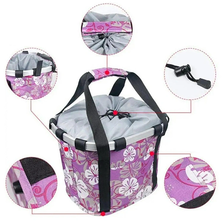 ATL Bicycle parts and accessories – RW31C Front Bike Basket with Flowers – image 3