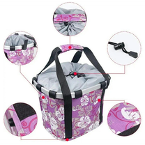 ATL Bicycle parts and accessories – RW31C Front Bike Basket with Flowers – image 3
