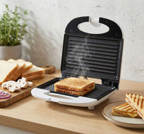 Titanum Toasters and Toast – TKT004W Titanum 700 W Panini Sandwich Toaster – image 4